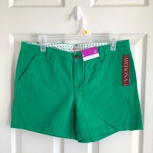NWT Merona Women’s size 8 Green Shorts